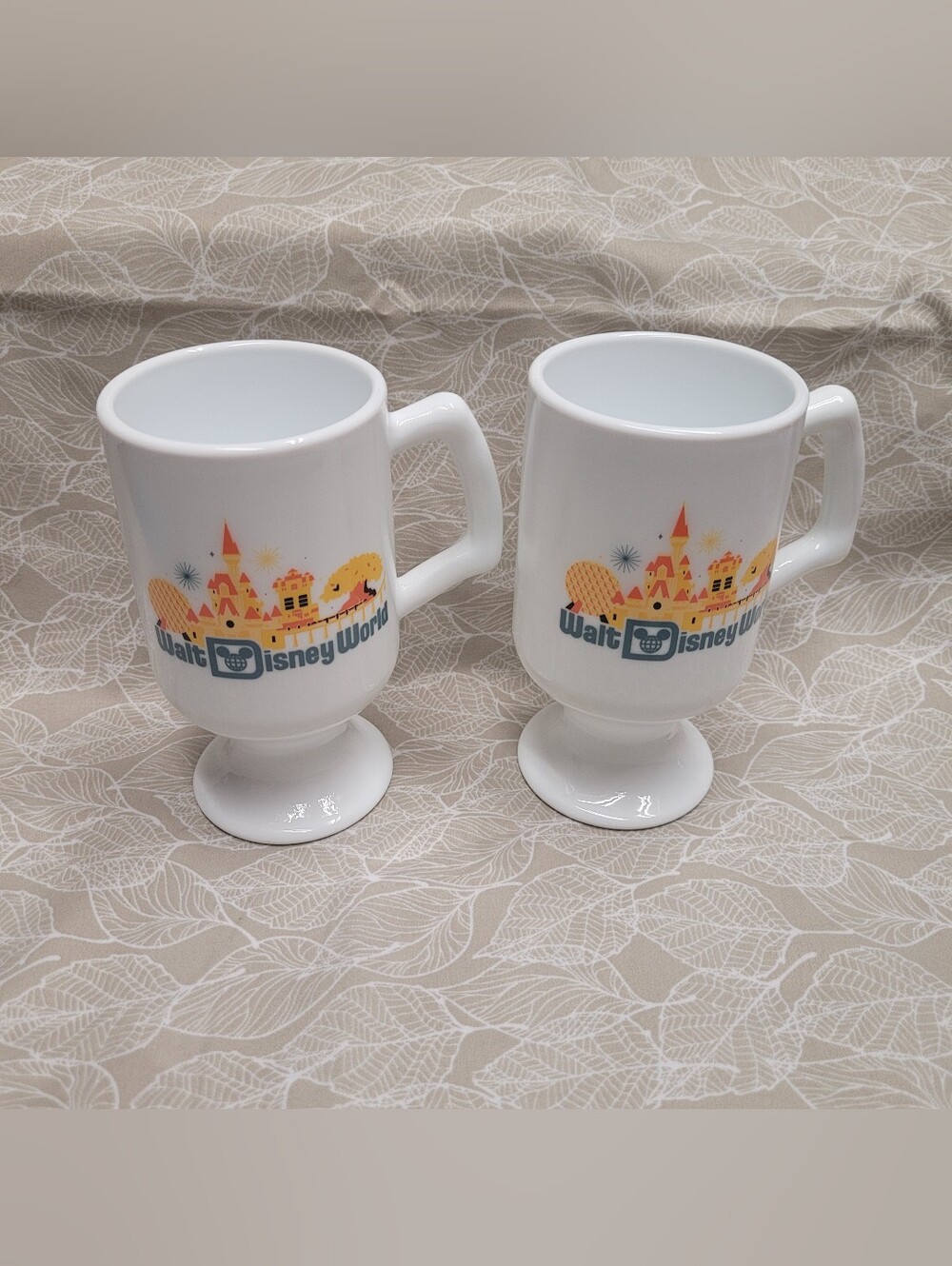 Walt Disney World Collectors Item- Cup Ceramic Mugs Set of 2